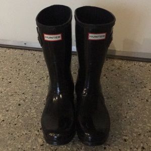 Original short glossy Hunter boots